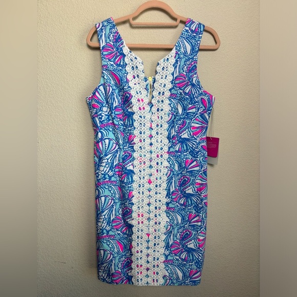 NWT Lilly Pulitzer X Target “My Fans” Shift Dress 12 - Picture 3 of 12